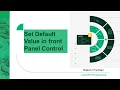 Set Default Value in front Panel Control LabVIEW Programming