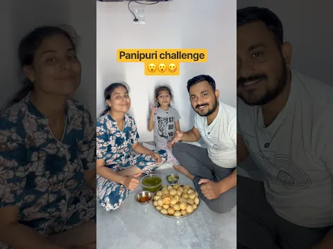 Malvi ke mummy π© papa π΄ ne panipuri challenge kya #shorts #viral #cooking