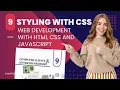 Styling with CSS Web Development in class 09 chapter 8