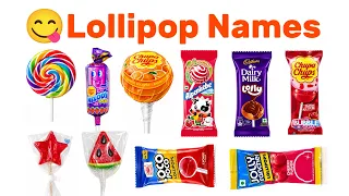 लॉलीपॉप के नाम | Lollipop Names | Lollipop names in english | लॉलीपॉप नेम | Lollipop for kids