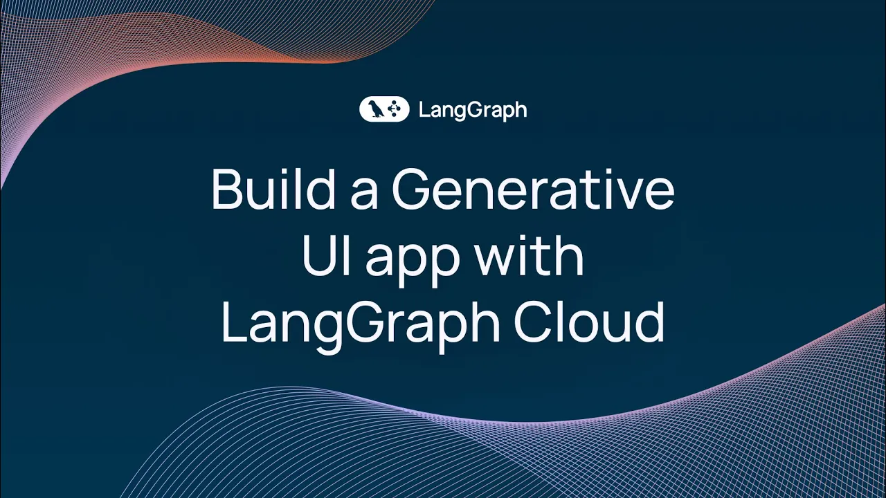 Build a Generative UI app with LangSmith Deployment