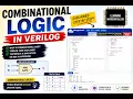 Combinational Logic in Verilog Explained With AND Gate Example on EDA Playground with Test Bench