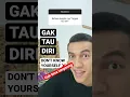 Download Lagu 'GAK TAU DIRI' in English 😤 #bahasainggris #belajarbahasainggris