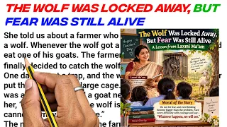 The Wolf, The Goat & The Fear|English Reading||English Story || English padhna kaise sikhe?