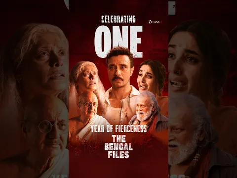 One year. Countless conversations. One story that continues to resonate 🔥 🎬: The Bengal Files