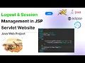 6 Logout and Session Implementation in Safari Website JSP Servlet MySQL Project with Source Code