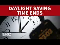 Daylight saving time How to adjust to setting the clocks back