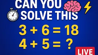 LIVE World IQ Math Challenge 2025 USA Vs Canada 