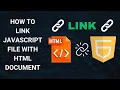 How to Link a JavaScript File with an HTML Document in Visual Studio Code 2024 Guide