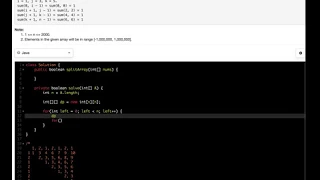 548 Split Array with Equal Sum