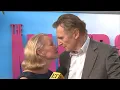 Pamela Anderson and Liam Neeson NEARLY KISS Mid-Interview Exclusive