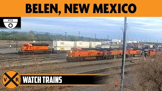 BNSF Railway Yard in Belen New Mexico USA LIVE Train Camera PTZ