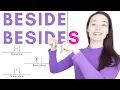 BESIDE or BESIDES Is there a difference - YES