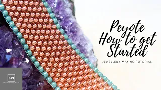 Peyote Stitch How to Get Started - Seed Bead Technique