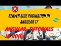 Server Side Pagination in Angular 17 Trainer Datatable in angular Angular Material Datatable