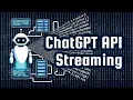 Implementing Streaming to my ChatGPT API Library for CodeInterpreter clone