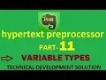 PHP PART-11 VARIABLE TYPES