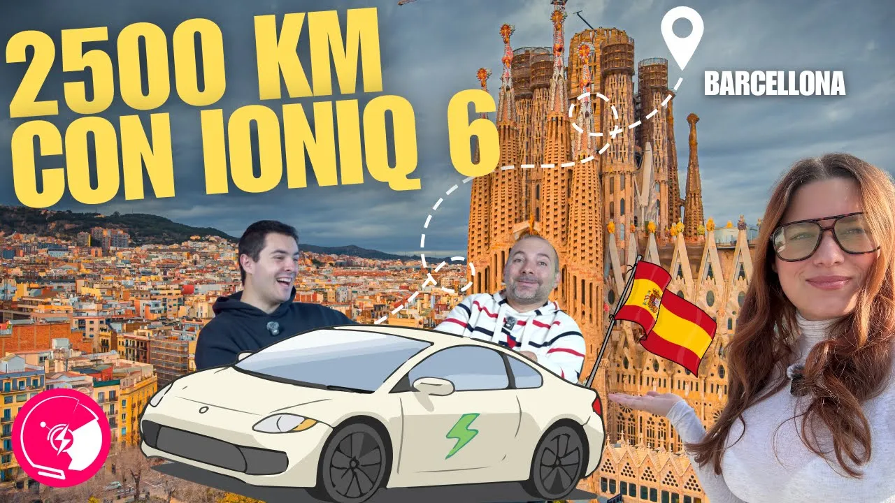 Gli elettronauti vanno a BARCELLONA - 2500 KM in auto ELETTRICA