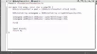 Objective C Programming Tutorial 58 Mutable Arrays YouTube