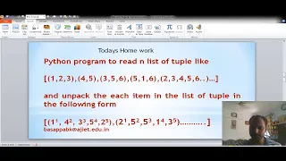 Module 3 Dictionary and Tuple Programs