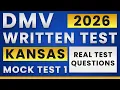 Kansas Permit Practice Test 2026 25 Real Questions Kansas Handbook KS Written Test