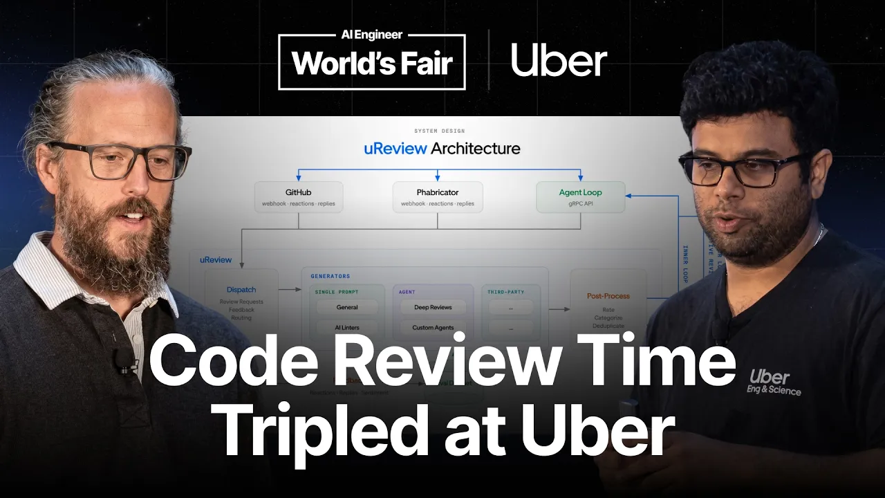 Building uReview, Uber’s Multi-Agent Code Review Engine — Will Bond & Ameya Ketkar, Uber: video thumbnail