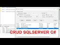 C How to insert update delete CRUD SQLSERVER with ListView Winform