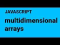 39 multidimensional arrays