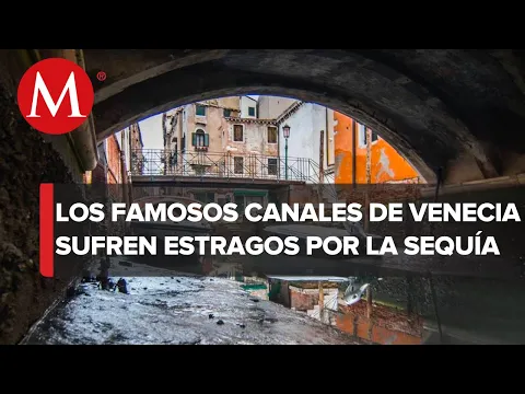 Download MP3 La sequía genera estragos en Venecia, los canales están secos en pleno carnaval