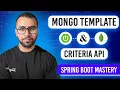 Mastering MongoTemplate Criteria and Query in Spring Boot MongoDB