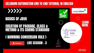 3 Java Basics Create Packages Classes Methods its Naming Conventions LMTI