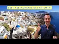 Where to Eat Santorini Greece Best Restaurants with Views Cheap Eats Hidden Gems Bakeries