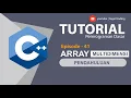 C 41 Array Multidimensi Pemrograman C Part 1