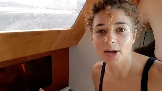 Boat life. Will it hold? Dock boat work in the Caribbean