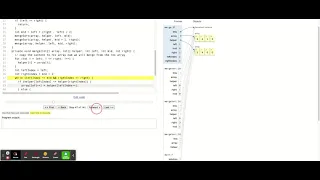 Java Visualizer - BetterMergeSort