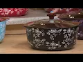 Temp-tations Old World or Floral Lace 3qt Round Stove Top Baker on QVC