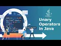 Unary Operators In Java Hindi