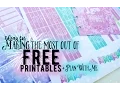5 Free Printables How to Make the Most Out of Planner Printables Happy Planner Plan With Me