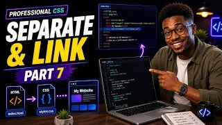 Learn External CSS Organize Your Website part 7