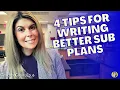 4 Tips for Writing Better Sub Plans Teacher Goals - Episode 6 MsRazz ChemClass