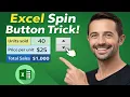 Create a Spin Button in Excel Step-by-Step for Beginners