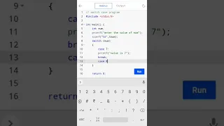 Switch Case Statement in C Programming with Example