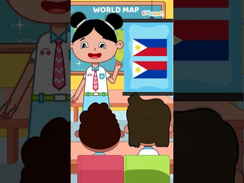 Countries With Two Flags🤔 | EMoMee #shorts #kidsvideo #flag #country