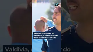 Valdivia, ex-jogador do Palmeiras, é preso acusado de abuso sexual no Chile #shorts #jornaldarecord