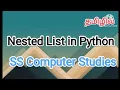Nested list in python python in tamil