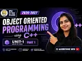 Object Oriented Programming Using C Unit 1 Part 1 IPU 2nd Year 2026-27 OOP in C