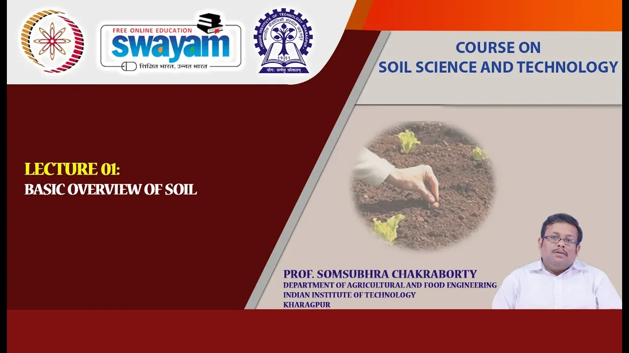 Lecture 01: Basic Overview of Soil
