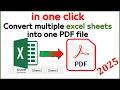 Lagu Save Multiple Excel Sheets as one PDF File