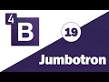 19 - Bootstrap 4 Tutorial Components Jumbotron
