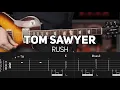 Rush - Tom Sawyer (Guitar lesson with TAB)